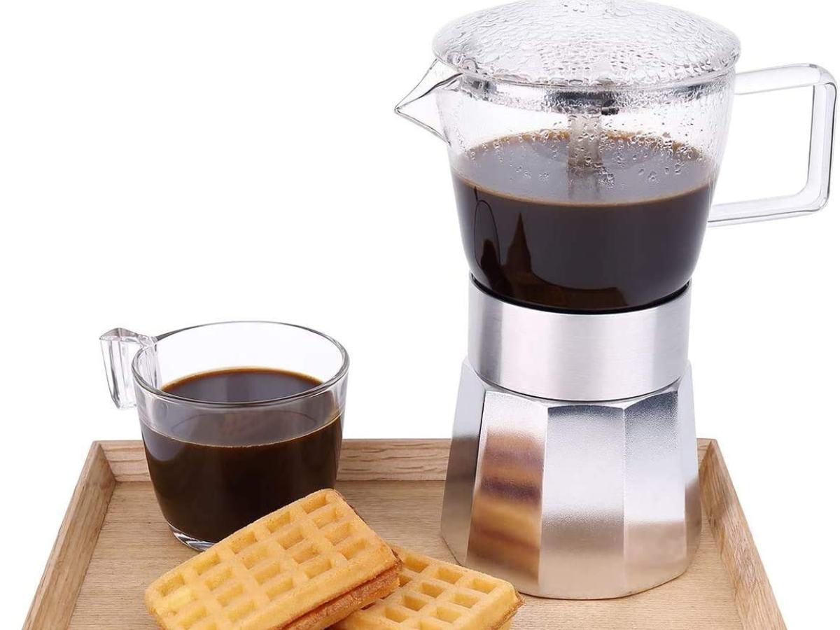 SIXAQUAE Moka Stovetop Espresso Maker