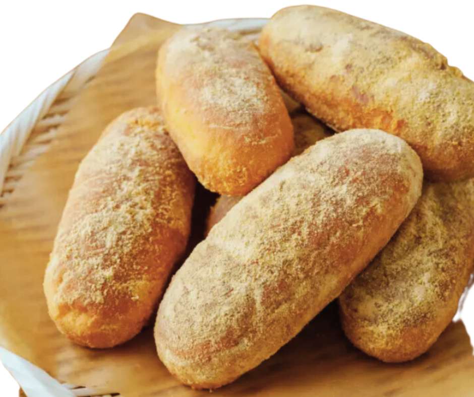 Fried sweet bun with an irresistibly fluffy texture