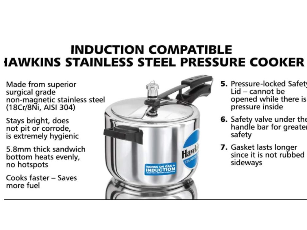 Hawkins Stainless Steel Pressure Cooker